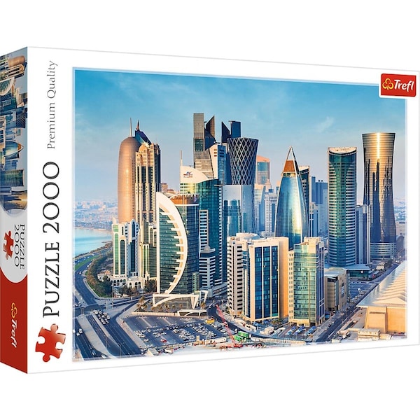Trefl -27084 Doha, Qatar Jigsaw Puzzle - 2000 Piece Trefl-27084 - main